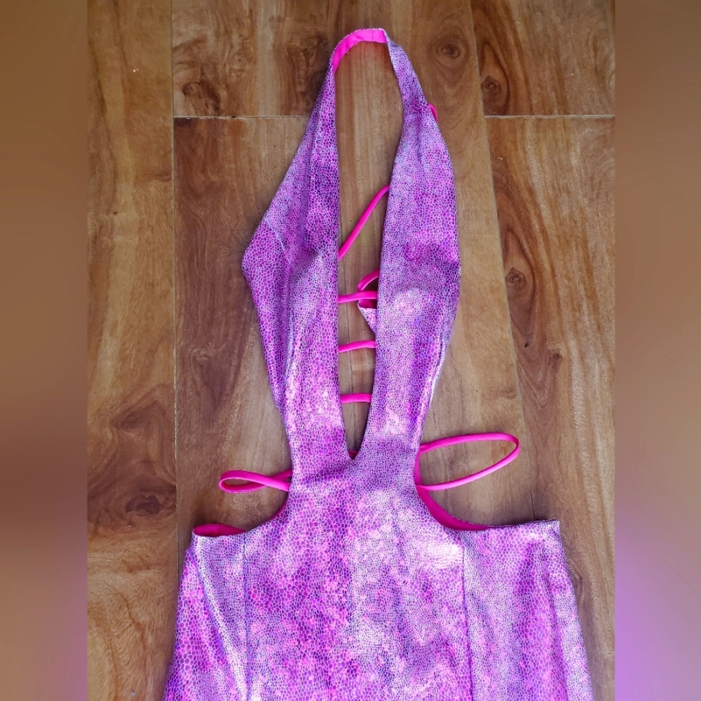 Vintage Sparkly Pink cool collection Maxi Dress!!!